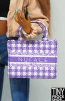 Integrity Fit To Print Nadja Herringbone Lavender Nuface Tote