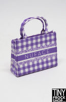 Integrity Fit To Print Nadja Herringbone Lavender Nuface Tote