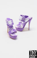 Integrity Fit To Print Nadja Herringbone Lavender Heels