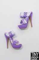 Integrity Fit To Print Nadja Herringbone Lavender Heels