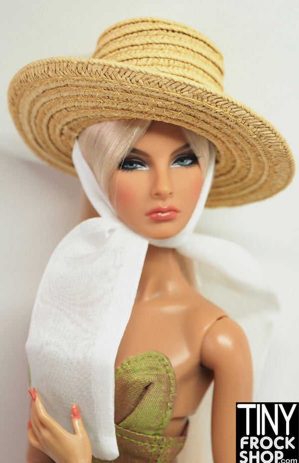 Integrity Mystery Date Poppy Parker Beach Date Straw Hat with Scarf