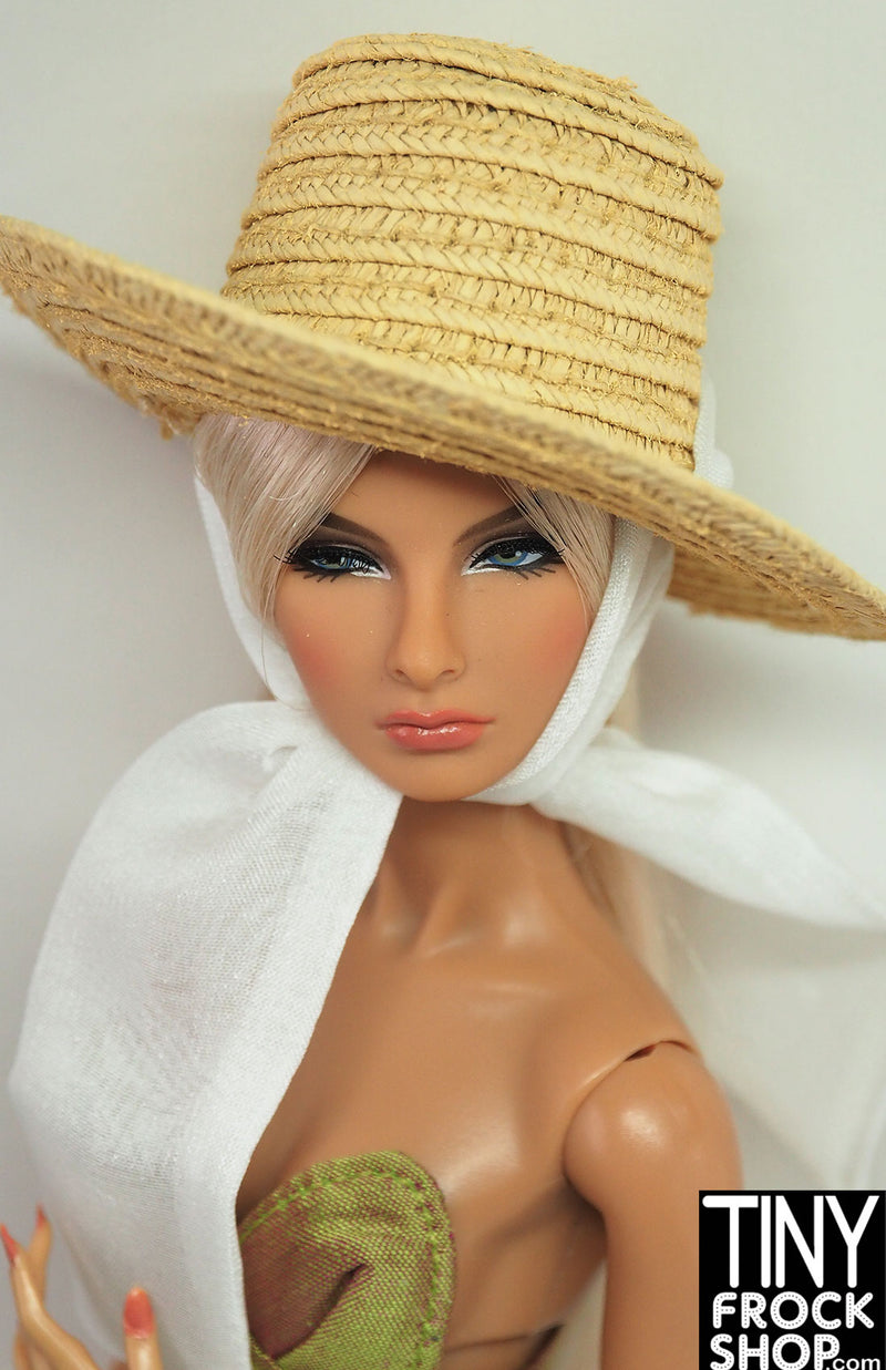 Integrity Mystery Date Poppy Parker Beach Date Straw Hat with Scarf