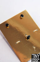 Integrity Obsession Gothique Poppy Parker Black Ring and Earring Set