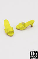 Integrity Perfectly Palm Springs Poppy Lime Satin Kitten Heels