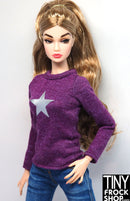 Integrity Poppy Parker Ultra Violet Purple Star Tee