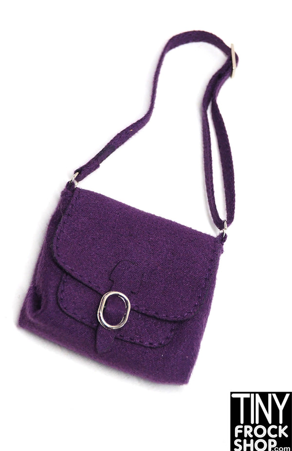 Integrity Poppy Parker Ultra Violet Purple Suede Bag