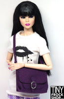 Integrity Poppy Parker Ultra Violet Purple Suede Bag