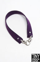 Integrity Poppy Parker Ultra Violet Purple Suede Belt
