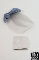 Integrity Silver Soiree Poppy Silver Grey Bow Head Net