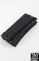 12" Fashion Doll Herve Leger Faux Stud Black Handbag - Tiny Frock Shop
