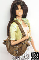 12" Fashion Doll Model On Location Milan Hobo Handbag - Tiny Frock Shop