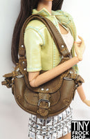 12" Fashion Doll Model On Location Milan Hobo Handbag - Tiny Frock Shop