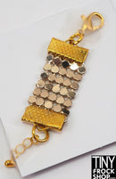 12" Fashion Doll Gold Chainmail Choker Necklace by Pam Maness