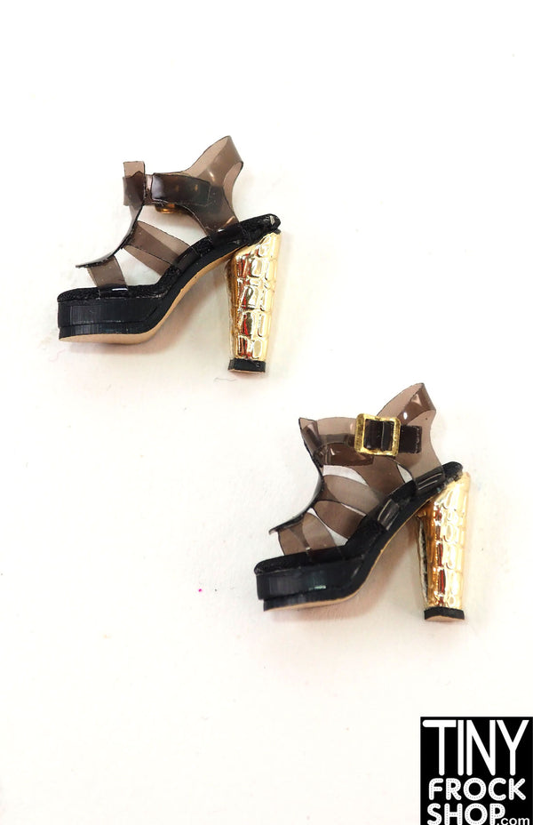 Integrity NuFace 2012 High End Envy Erin Black & Gold Heels - 2 Versions