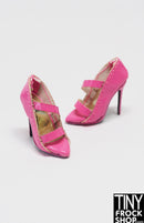 Integrity Bijou Elyse Jolie Pink Strap Heels
