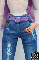 Integrity Fit To Print Nadja Lavender Vinyl Shaped Belt