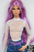 Integrity Fit To Print Nadja Lavender Vinyl Shaped Belt