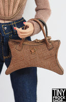 Integrity MVP Rayna Ahmadi Copper Brown Shaped Handbag