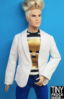 Integrity Mystery Date Chip Formal Dance Date White Tuxedo Jacket