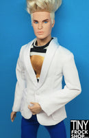 Integrity Mystery Date Chip Formal Dance Date White Tuxedo Jacket
