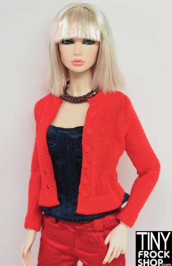 Integrity Mystery Date Poppy Parker Bowling Red Sweater