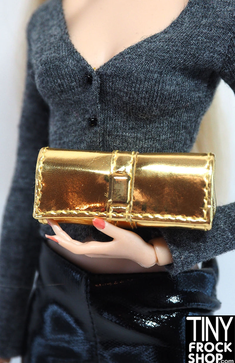 Integrity Obsession French Disco Poppy Parker Gold Handbag