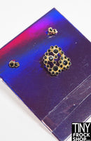 Integrity Obsession Sovereign Adele Gold and Black Brooch and Earring Set