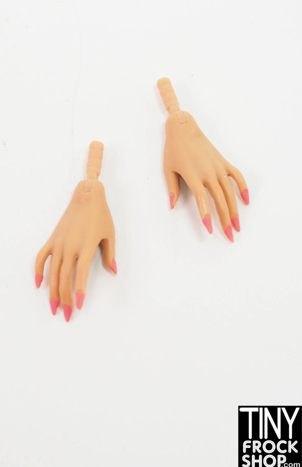 Integrity Sparkling Sunset Poppy Parker Extra long Nail Hands