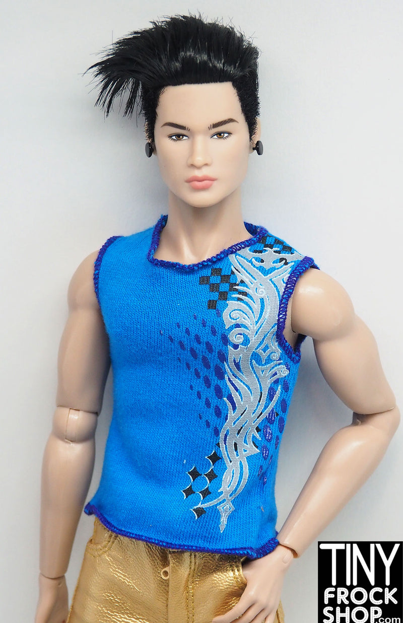 Ken® Blue Graphic Muscle Tee