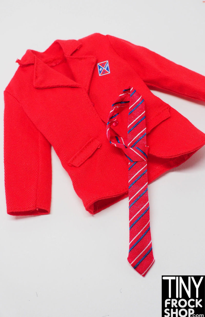 12" Fashion Male Doll Rebelde RBD 2008 Red Jacket and Tie