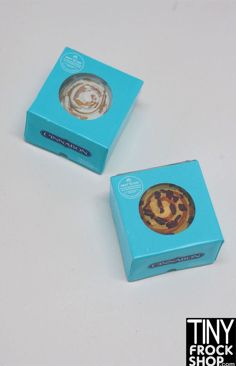 Tiny Frock Shop Zuru Mini Brands Cinnabon Rolls RARE SCENTED and Regular- 2  Versions