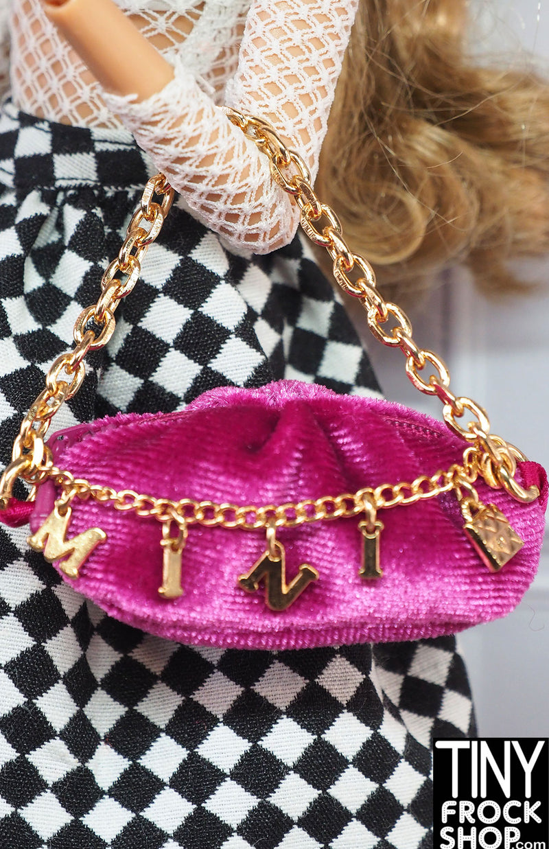 Zuru Mini Brands Fashion Velvet Chain Zipper Bag