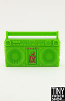 12" Fashion Doll Green Boombox