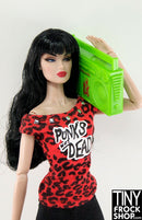 12" Fashion Doll Green Boombox