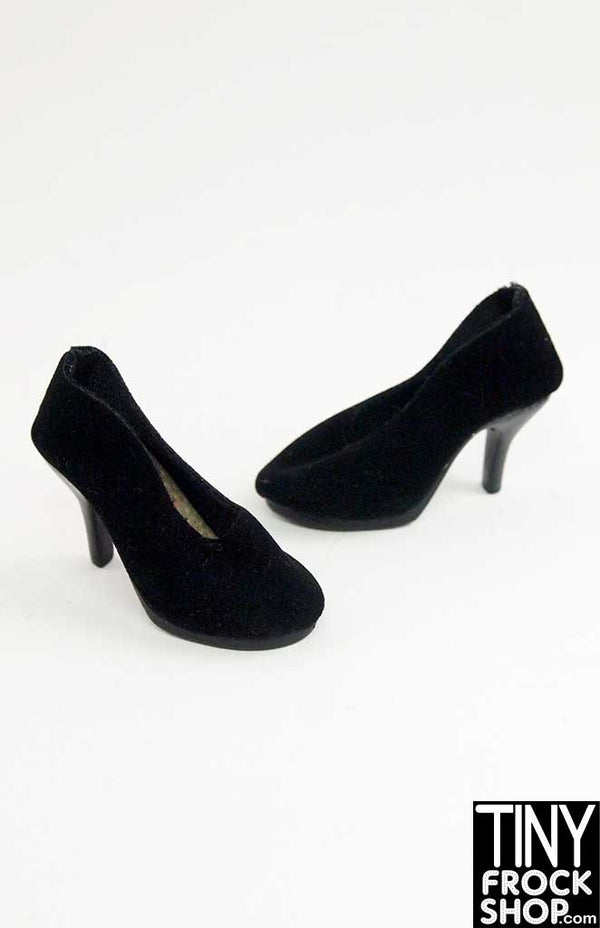 16 Inch Fashion Doll Kitty Collier Black Velvet Heels