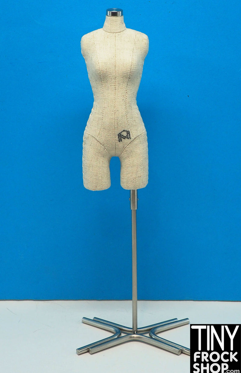11.5" Made To Move Size Dress and Leg Forms Mannequin by Mini's House