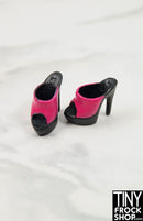 12" Fashion Doll Platform Open Toe Shoes - 4 Colors
