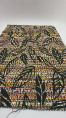 12" Fashion Doll F0200 Heavy Tweed Leaves Fabric