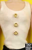 1/8 Inch -  12 Inch Fashion Doll Small Round Solid Color Eyelets - Pack of 12 - Tiny Frock Shop