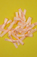 1 Inch Wide -  12 Inch Fashion Doll Sized Satin Pre-Made Bow - Pack of 12 - Tiny Frock Shop