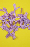 1 Inch Wide -  12 Inch Fashion Doll Sized Satin Pre-Made Bow - Pack of 12 - Tiny Frock Shop