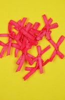 1 Inch Wide -  12 Inch Fashion Doll Sized Satin Pre-Made Bow - Pack of 12 - Tiny Frock Shop