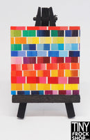 12" Fashion Doll Collage on Wood Square with Easel by Tiffany Gholar - 6 Styles