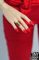 12 Inch Fashion Female Doll Tube Rings Set of 10