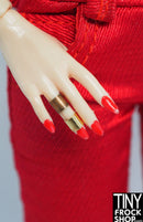 12 Inch Fashion Female Doll Tube Rings Set of 10