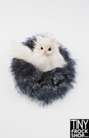 12" Fashion Doll 4 inch Oval Fur Area Rugs by Pam Maness