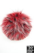 12" Fashion Doll 6 inch Round Fur Area Rugs by Pam Maness