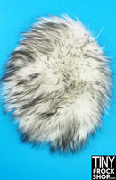 12" Fashion Doll 7 inch Oval Fur Area Rugs by Pam Maness