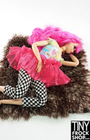 12" Fashion Doll 8 inch Rectangle Fur Area Rugs by Pam Maness
