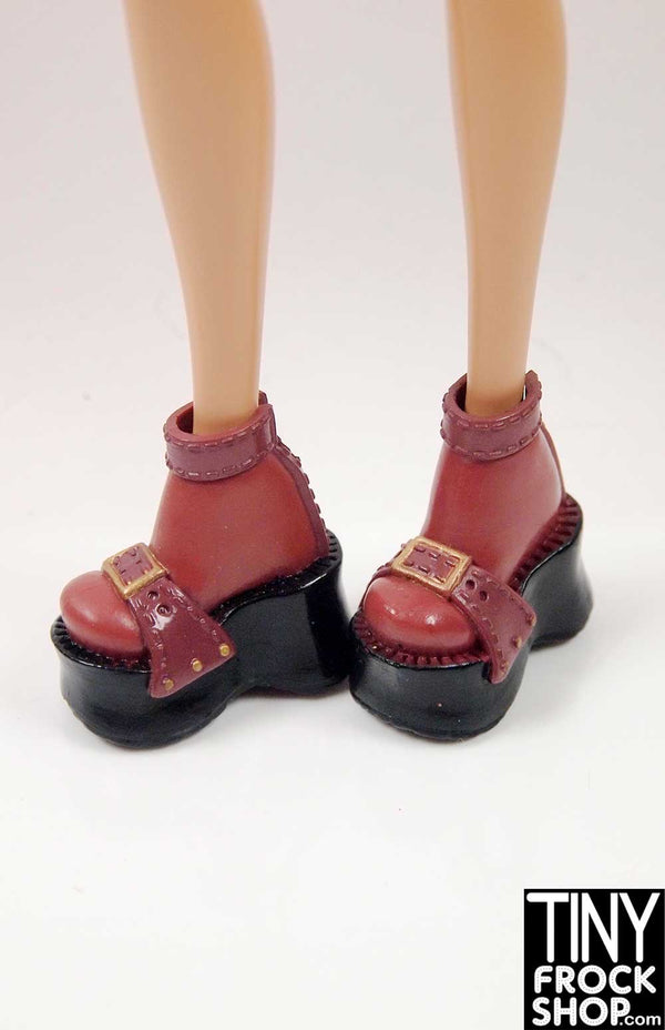 12 Inch Fashion Doll Buckle My Scene Sandals - Tiny Frock Shop